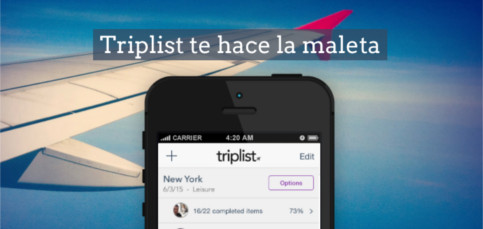 Trip List: La aplicación que te hace la maleta de viaje