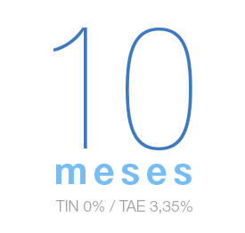 Financiacion en 10 meses sin intereses Financiacion en 10 meses sin intereses