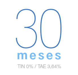 Financiacion en 30 meses sin intereses Financiacion en 30 meses sin intereses