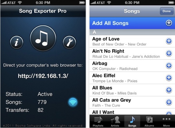 Pasa canciones de tu iPhone a cualquier ordenador con Song Exporter Pro