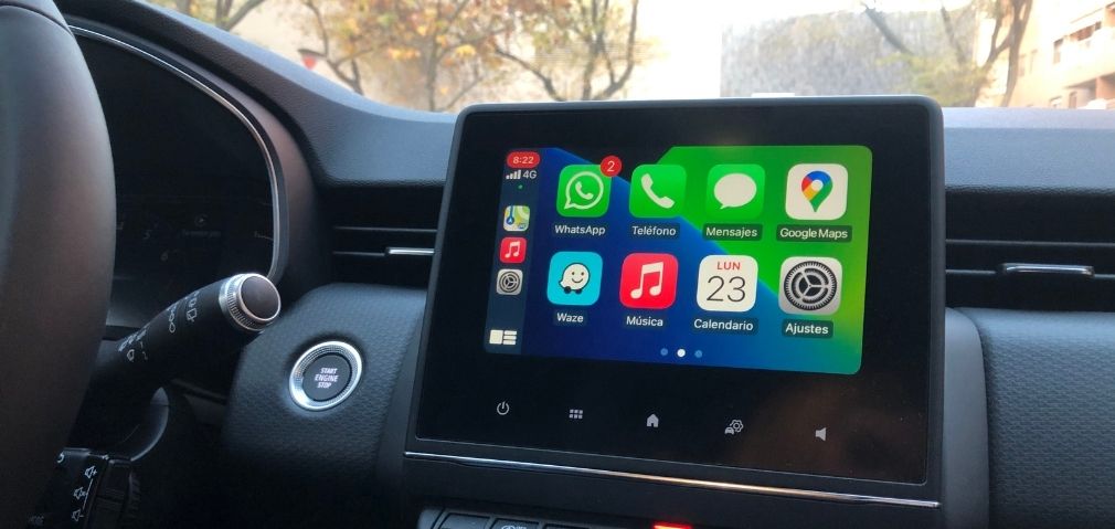 Apple CarPlay y Android Auto en cualquier coche con esta pantalla