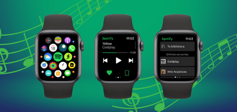 Spotify en el Apple Watch ¿Cómo descargar música en él?