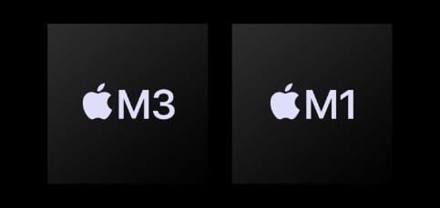 Chip M3 vs Chip M1 ¡Comparamos toda la familia!
