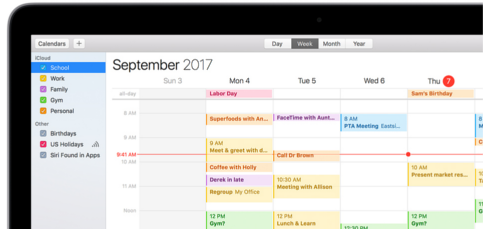 Comparte tu calendario personal mediante iCloud con estos pasos