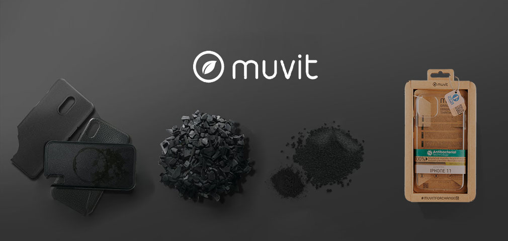 Funda iPhone 13 Recycletec Transparente de Muvit