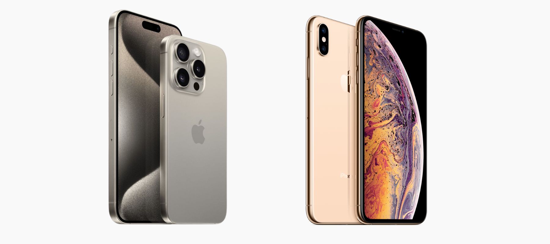 iPhone 15 Pro vs iPhone XS Max: Te mostramos las diferencias