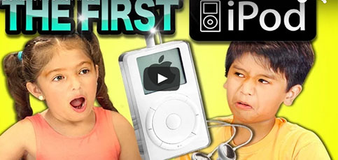 Le enseñan el iPod original a unos niños, mira cómo reaccionan