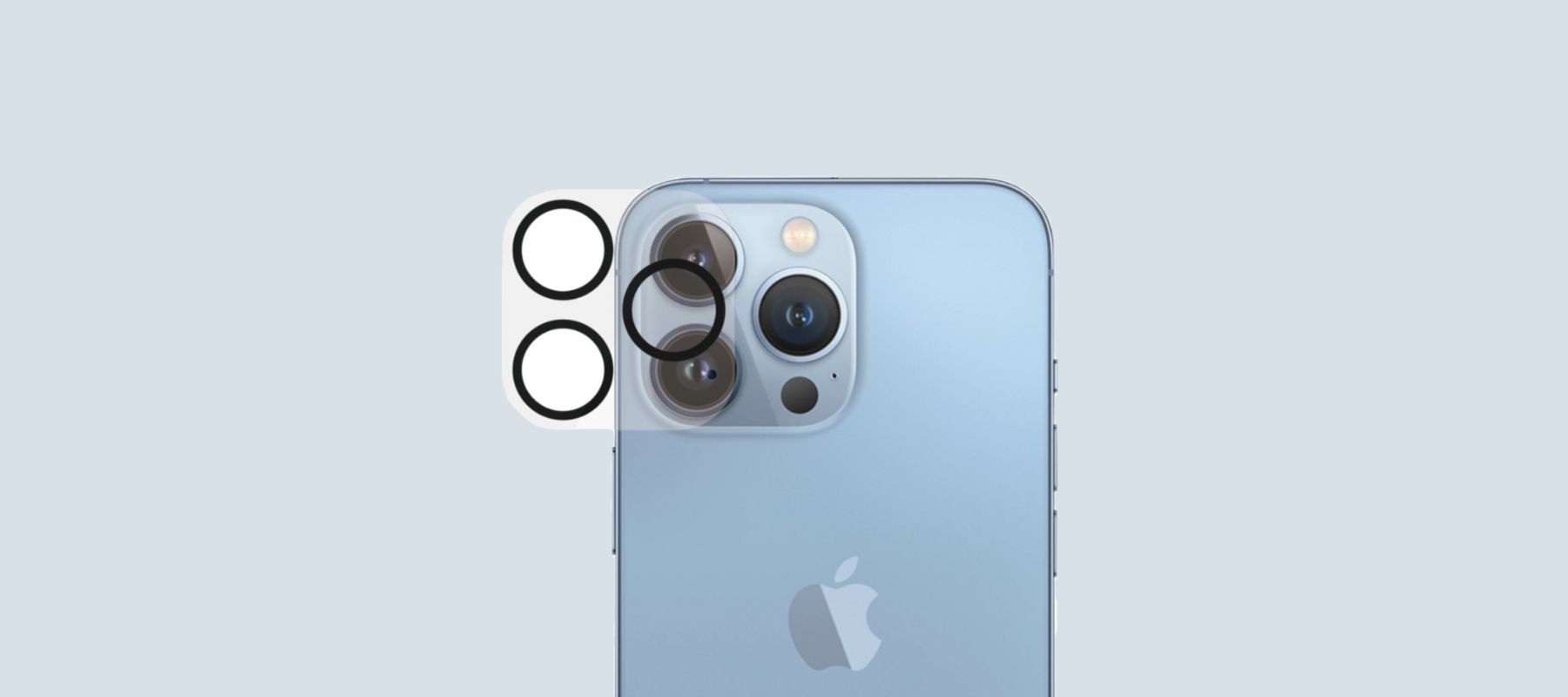 Vidrio Cristal Templado Protector de Camara para iPhone 11