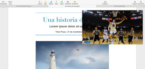 Picture in picture en Mac: Vídeos en segundo plano