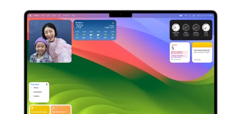 ¿Cómo poner Widgets en el escritorio del Mac?