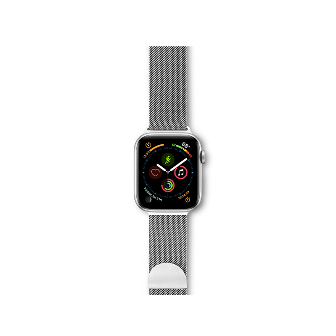 Correa Apple Watch 42/44/45 mm Milanese Plata de Epico | K-tuin