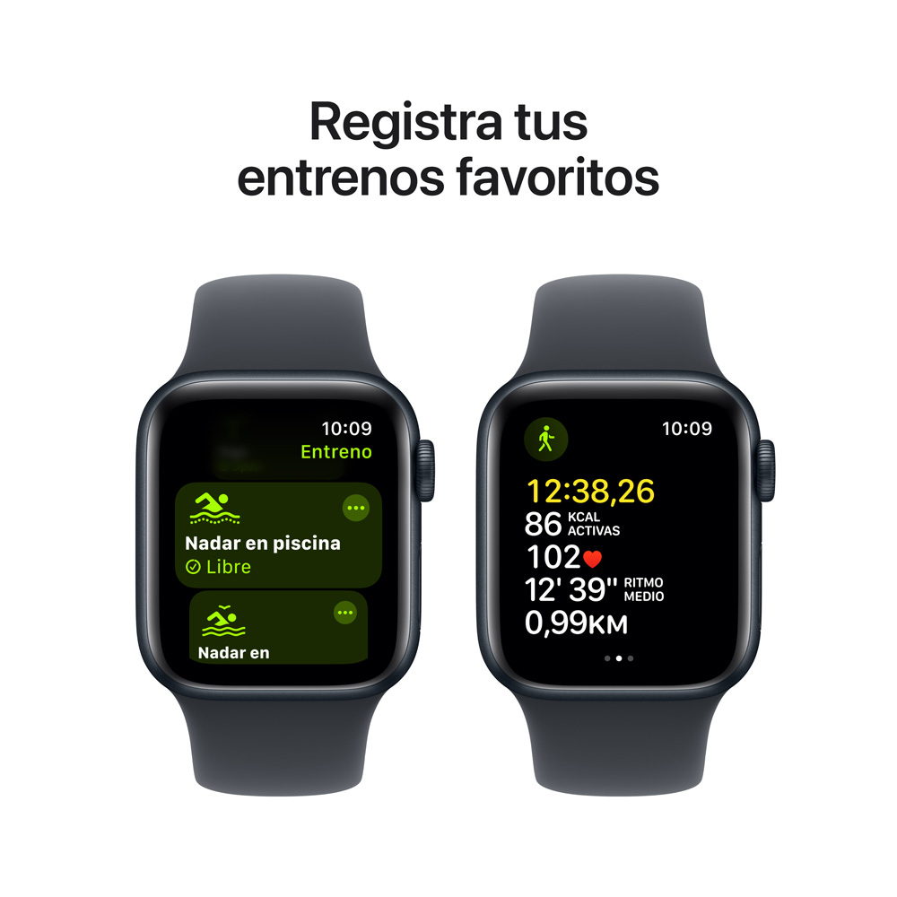 Apple Watch SE 44mm Medianoche (M/L) K-tuin