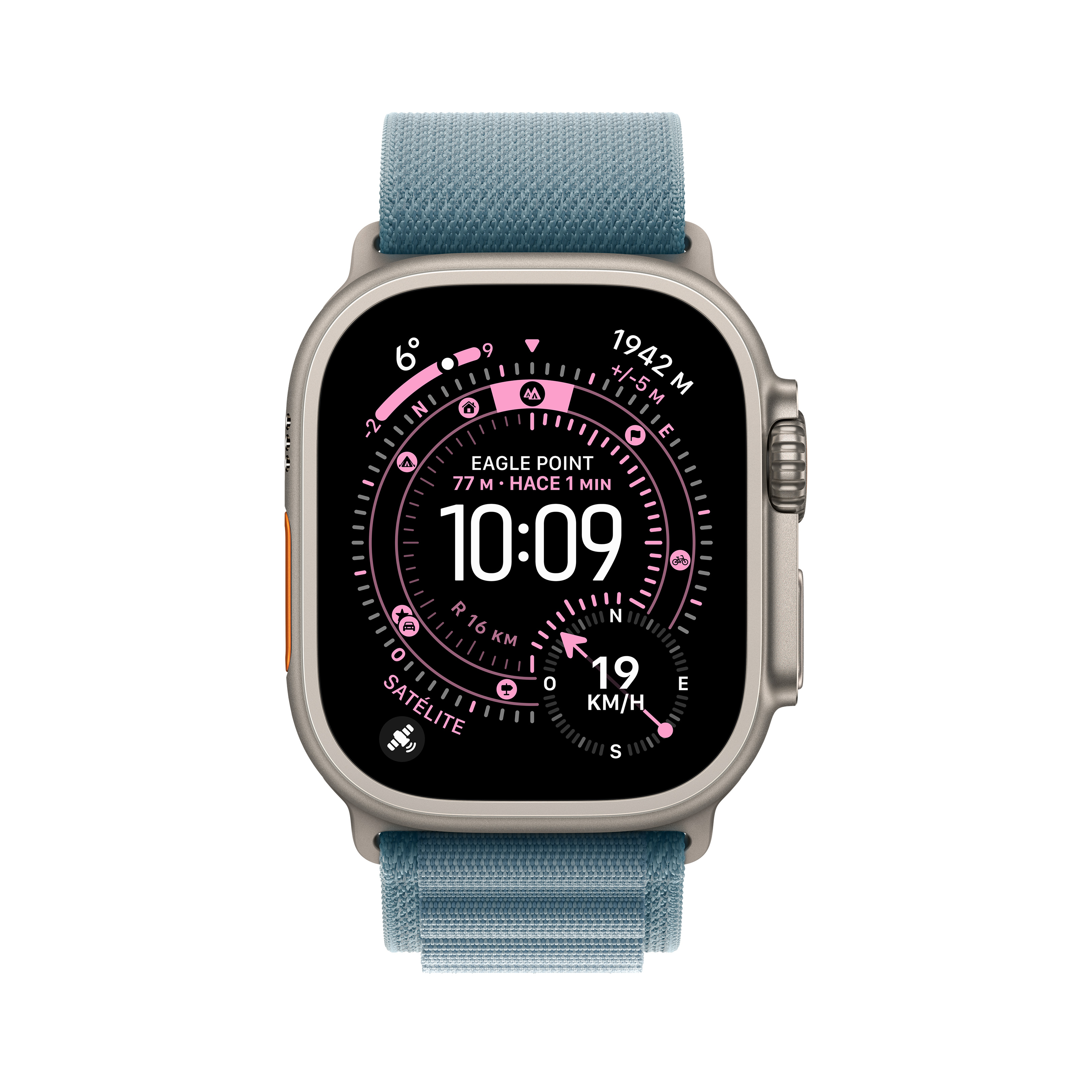 Apple Ultra 49mm Titanio Alpine Loop Azul (Medium) K-tuin