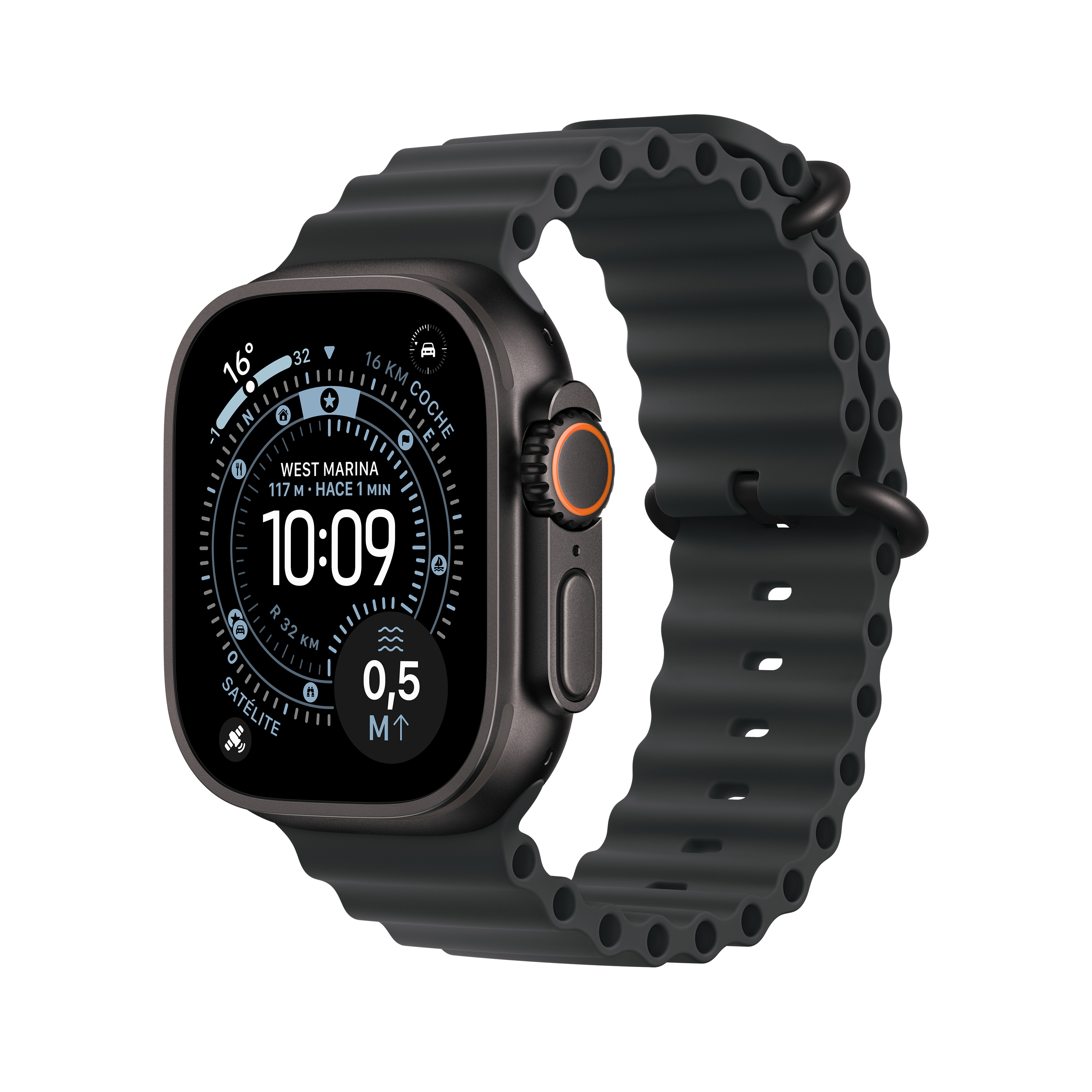 Apple Ultra 49mm Titanio Negro Ocean Negro K-tuin