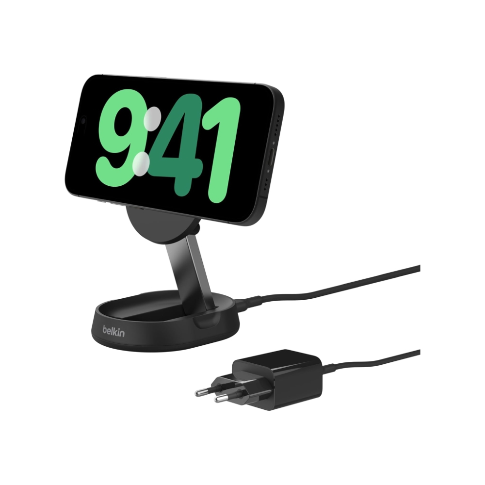 Base inalámbrica Qi2 Convertible 15W Negro Belkin K-tuin