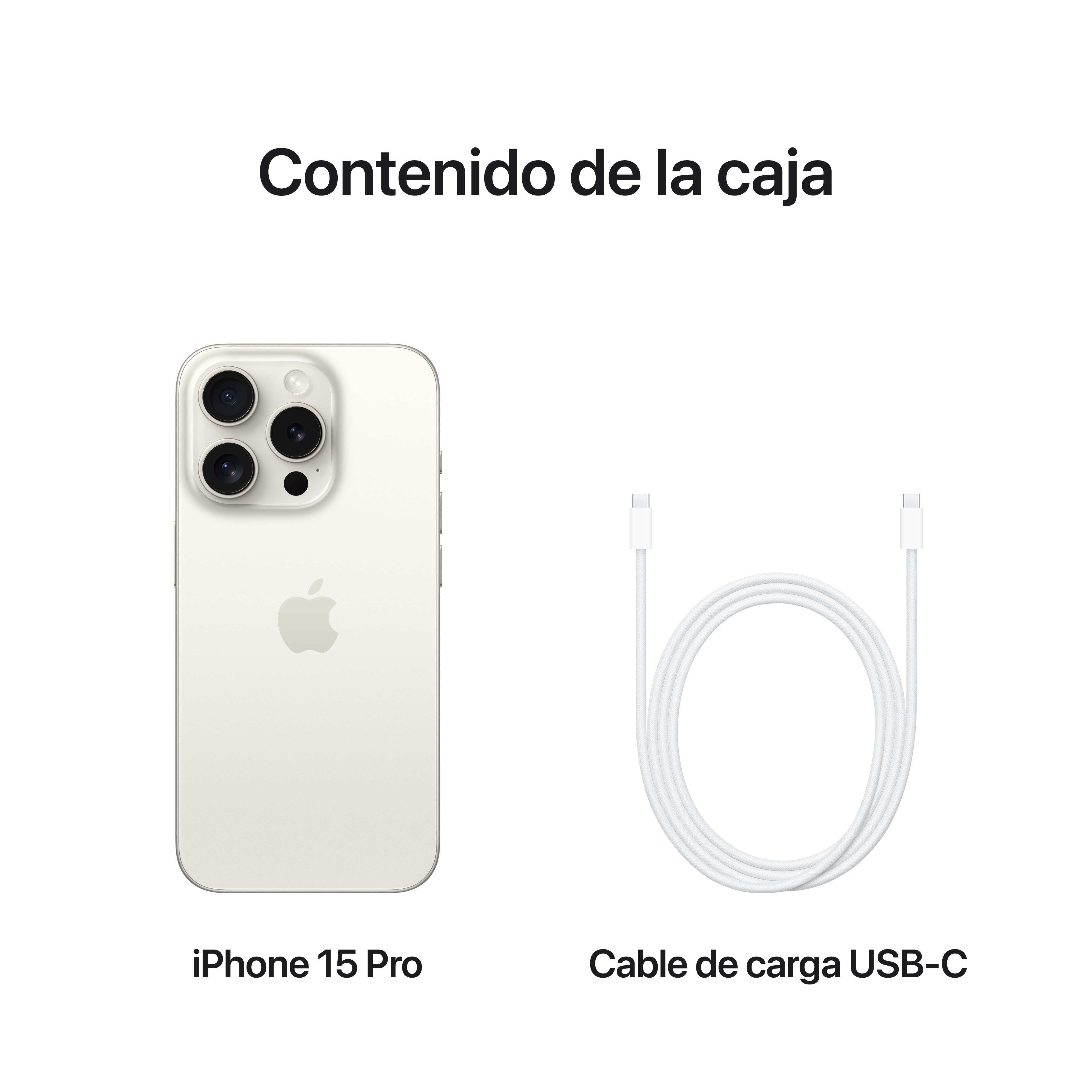 Comprar iPhone 15 Pro de 128 GB en titanio blanco - Apple (ES)