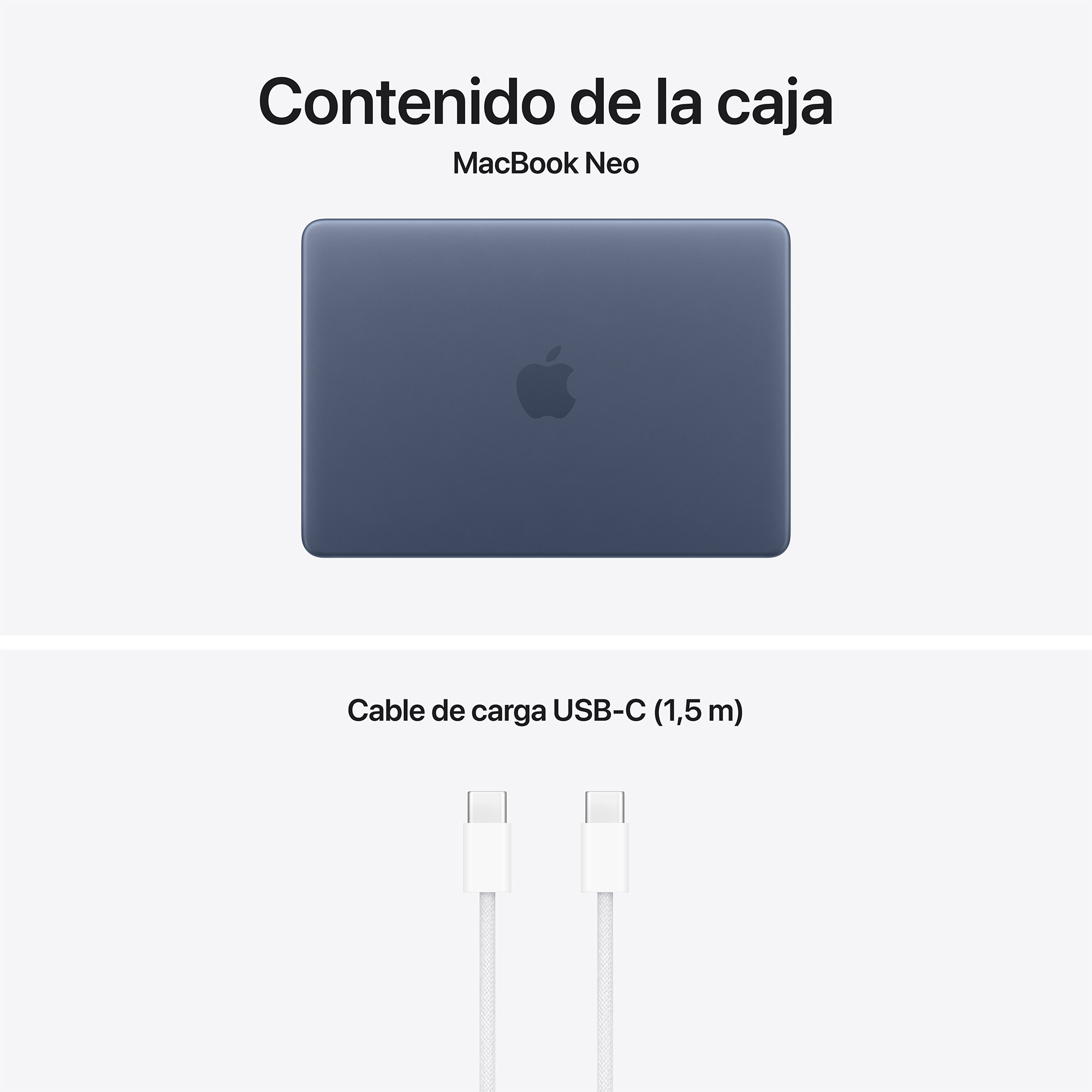 MacBook Neo 512GB Magic Keyboard con Touch ID Índigo| K-tuin