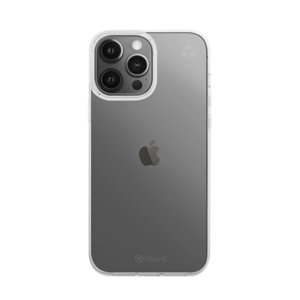 Funda triple capa iPhone 13 (transparente-negra) 
