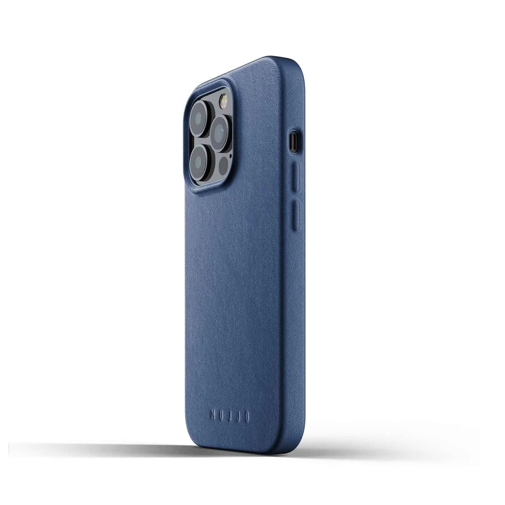 iPhone Pro Piel Azul de Mujjo | K-tuin