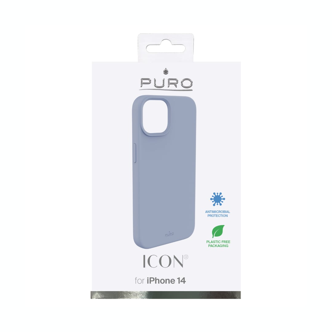 Funda iPhone 15 Plus Silicona Azul Puro