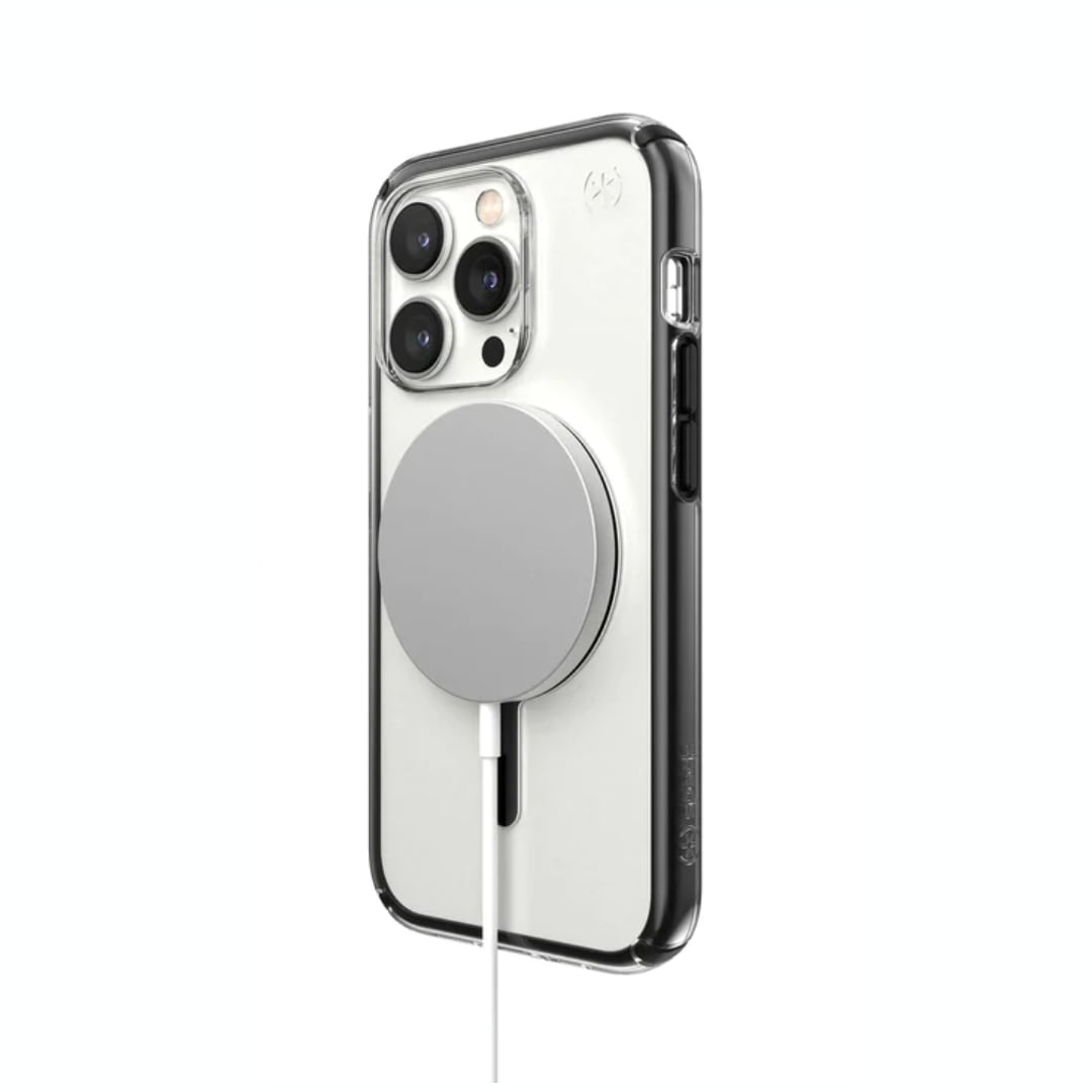 Speck Funda transparente para iPhone 14 Pro – Protección contra caídas con  funda delgada de doble capa resistente a los arañazos para iPhone 14 Pro de