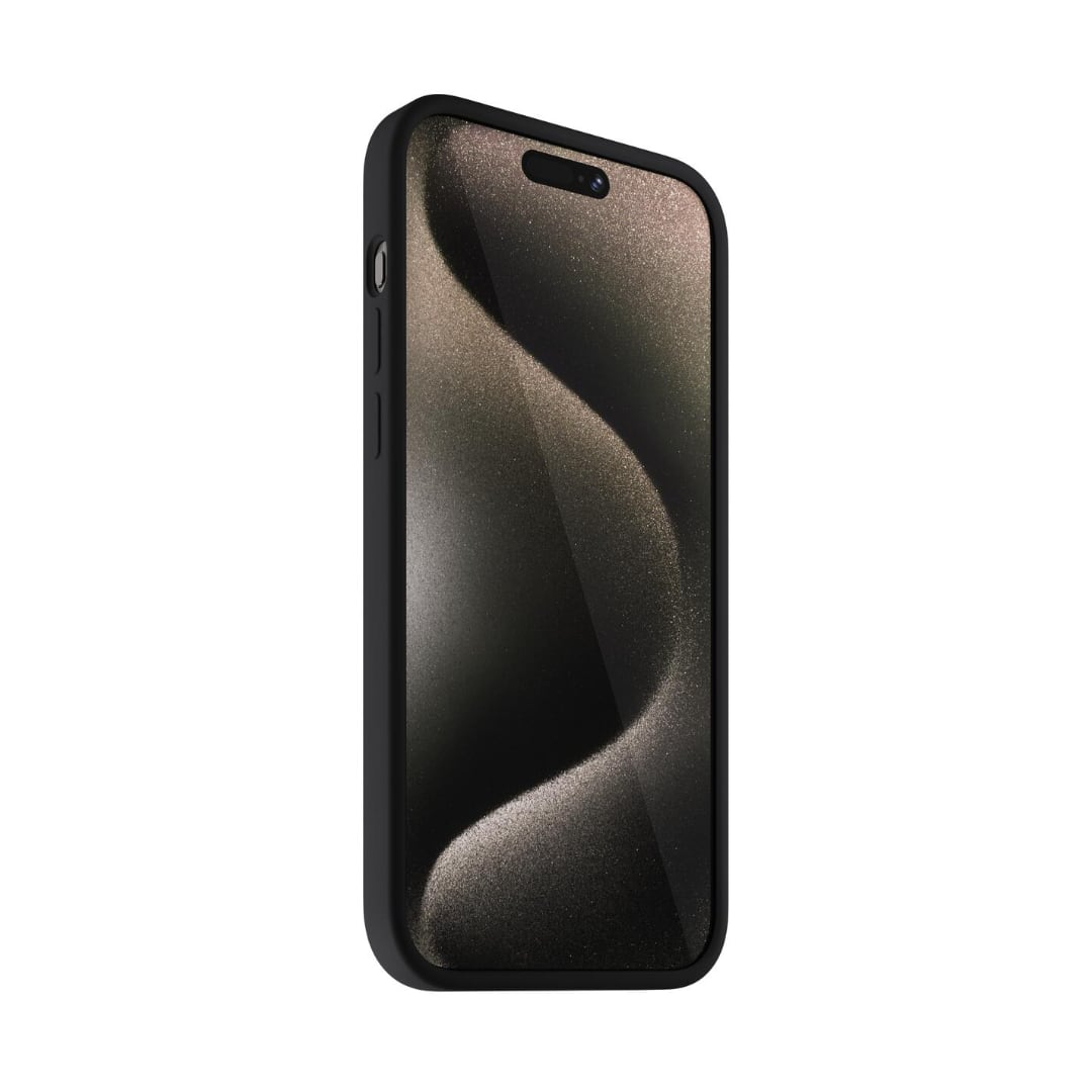 Funda iPhone 15 Pro silicona negra
