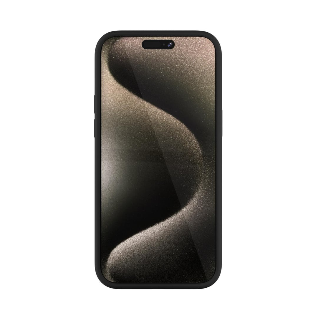 Funda de silicona con MagSafe para el iPhone 15 Pro - Negro