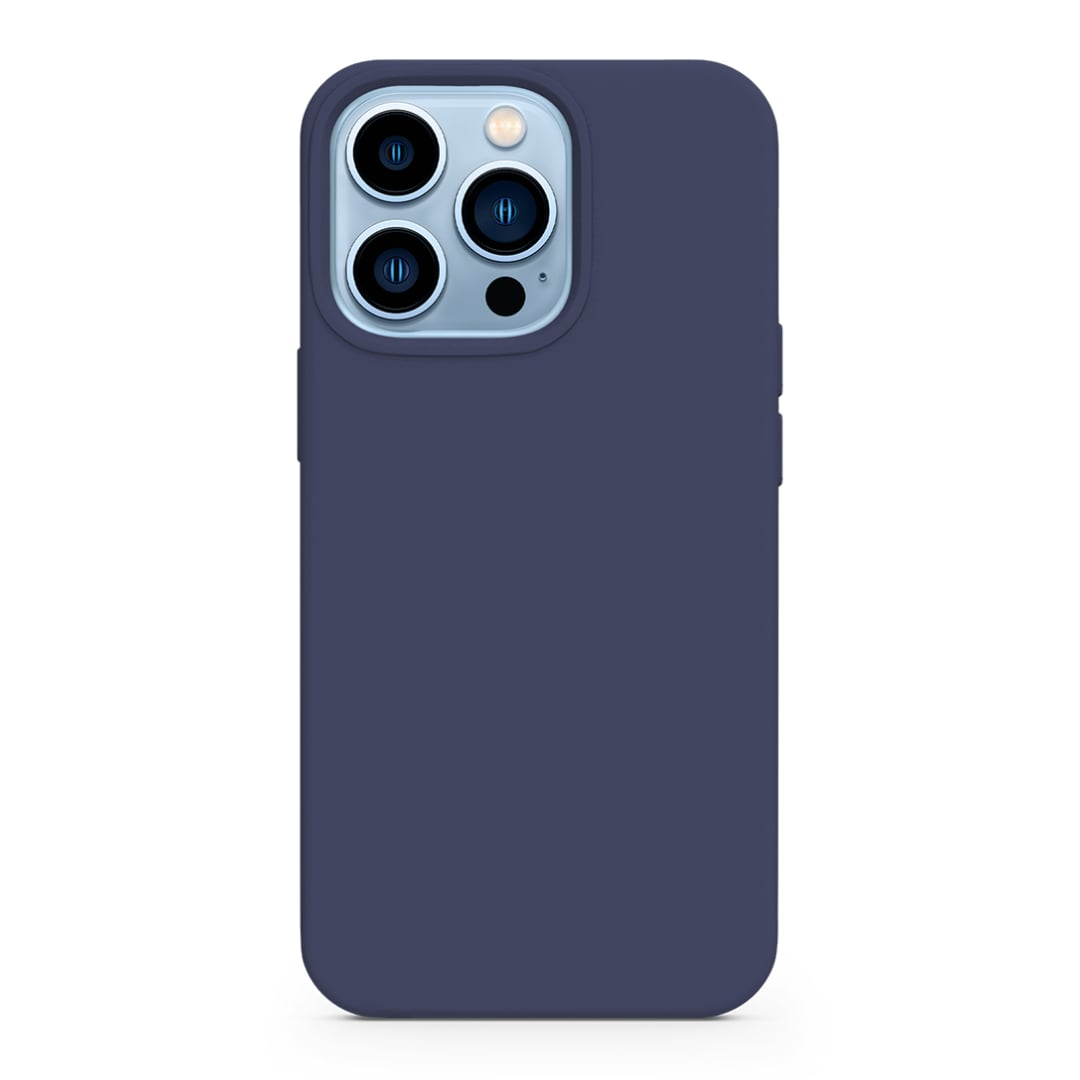 Funda iPhone 13 Pro Max Silicona Azul de Epico