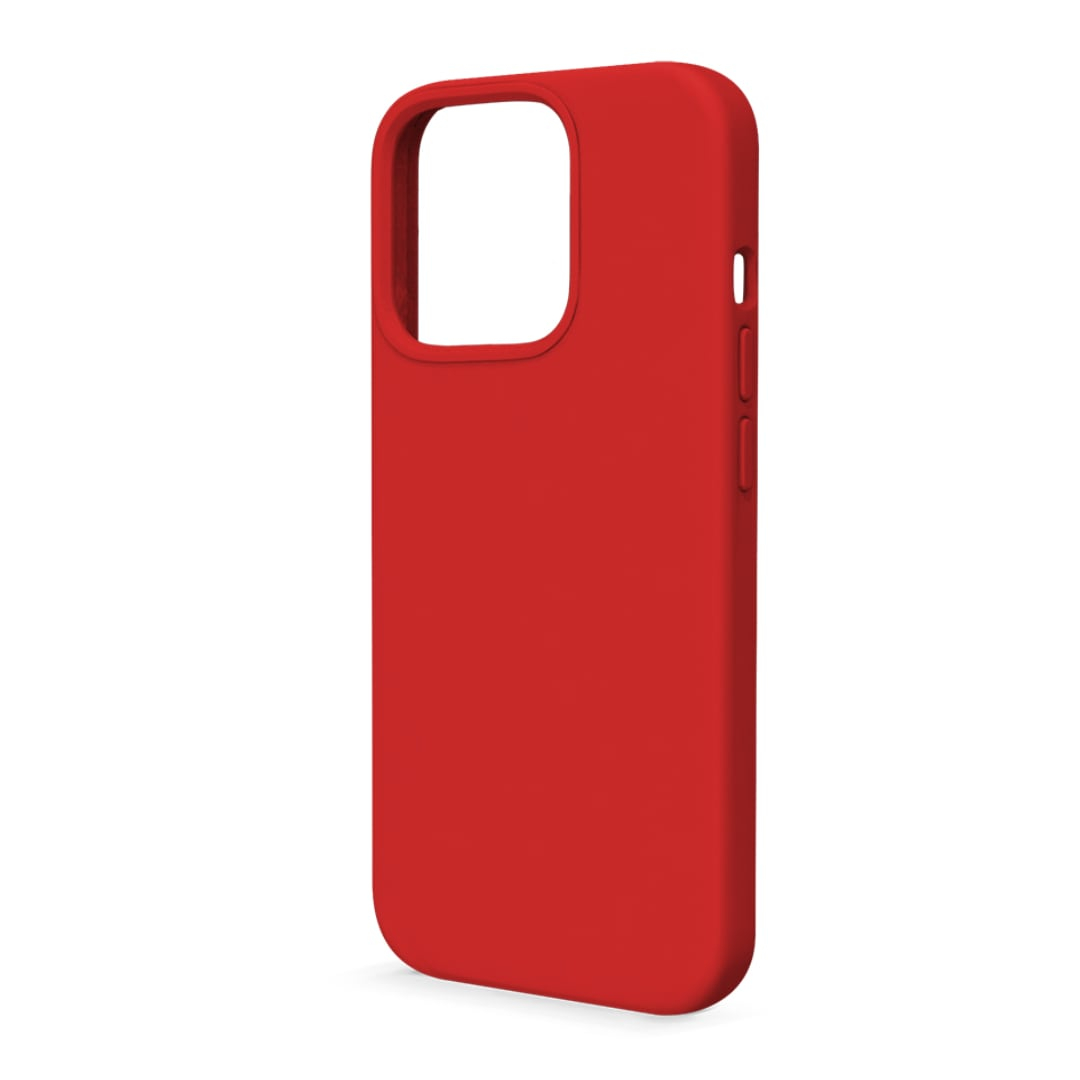 Funda Silicona Suave Roja iPhone 13 Pro - Zaraphone