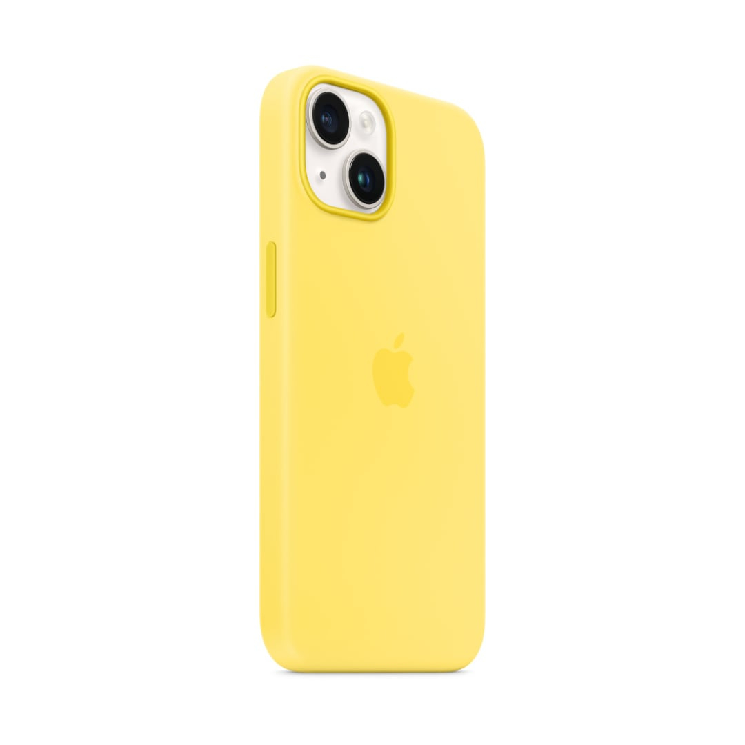 Funda Silicone Case para el iPhone 14 - Amarillo Canario - Banana Computer,  tus tiendas Apple Premium Reseller de Canarias