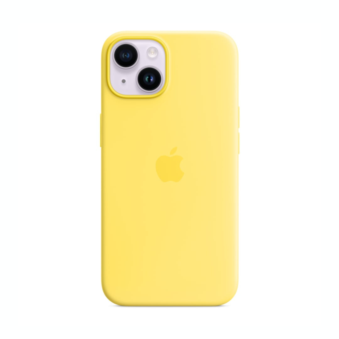 Funda de silicona iPhone 12 Pro (amarillo)