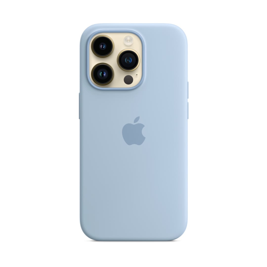 Funda iPhone 14 Max Silicona Azul Apple | K-tuin