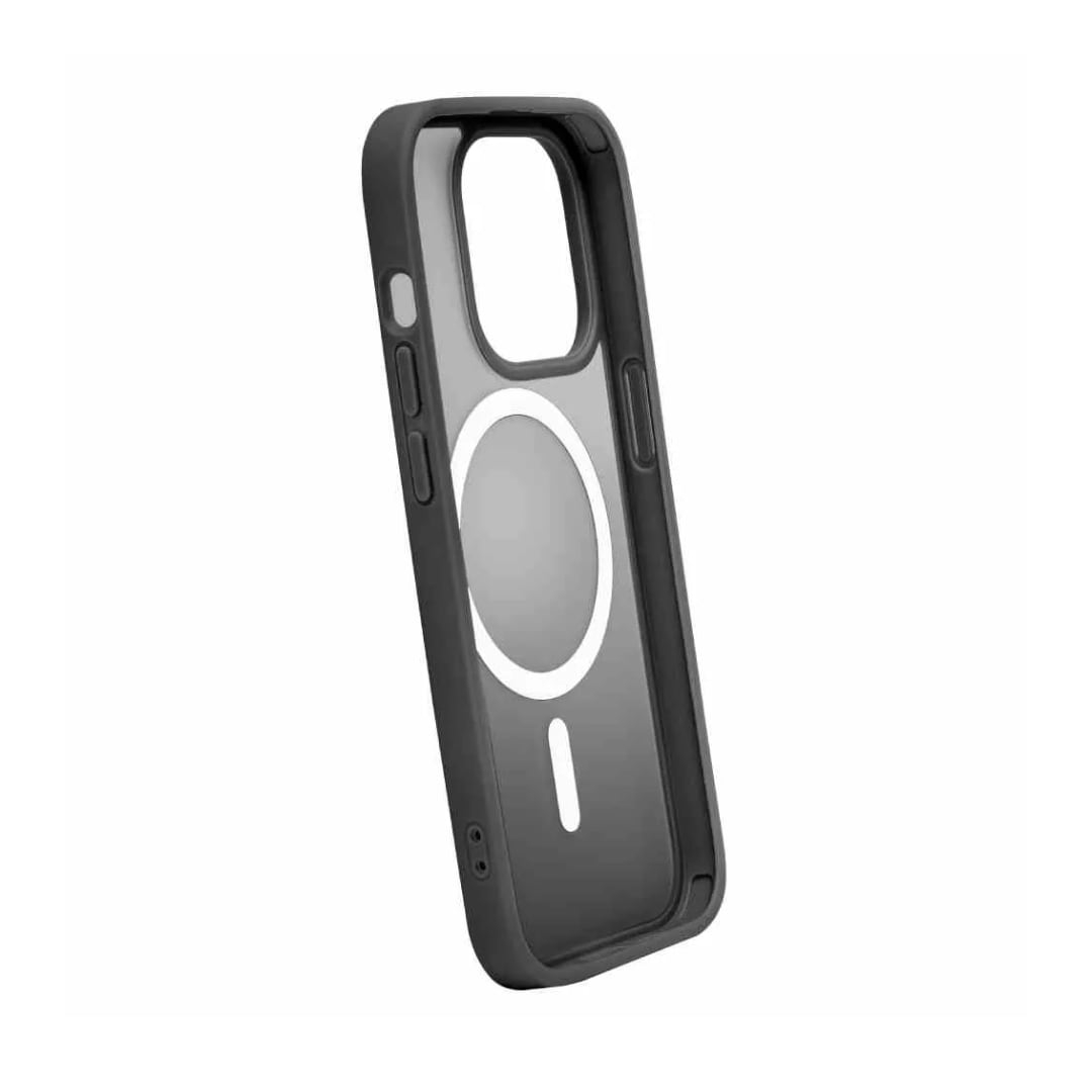 Funda Forcell Carbon iPhone 15 Plus Silicona Negra
