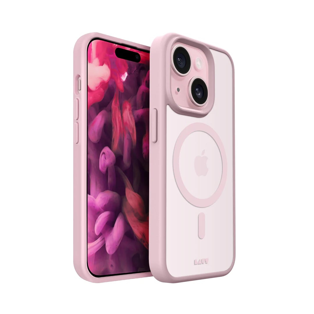 Funda suave para iPhone 15 Plus rosa