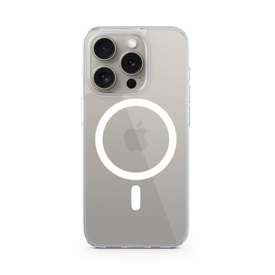 Cool Carcasa Magnética Transparente para iPhone 15 Plus