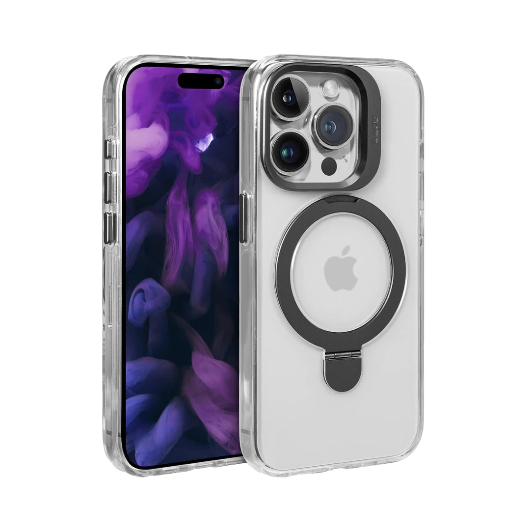 Funda para iPhone 15 Pro Max con protección integrada de lente de cámara,  [trabajo sin costuras con Magsafe] [Parachoques suave y brillante  metálico]