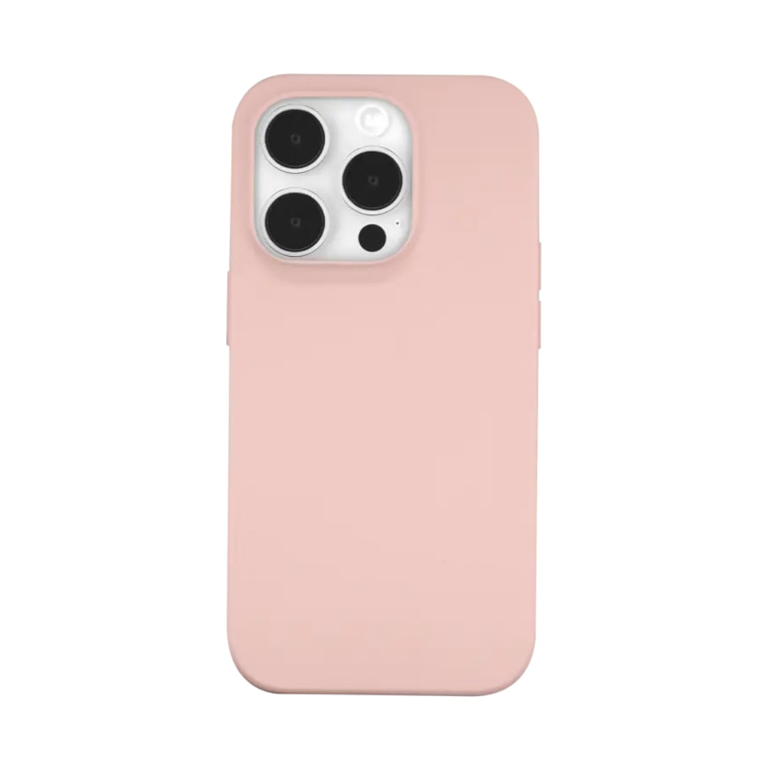 Funda iPhone 15 silicona rosa