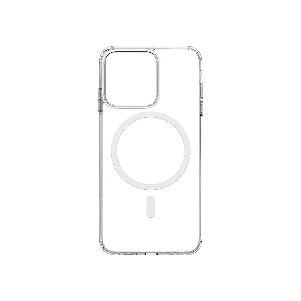 Funda para iPhone 15 Pro Max Silicona MagSafe Transparente de 3mk