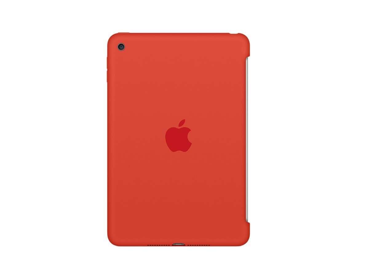 Funda Silicone Case para el iPad mini 4 Naranja de Apple
