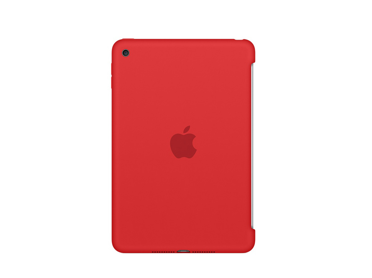 Funda Silicone Case para el iPad mini 4 Rojo Apple | K-tuin