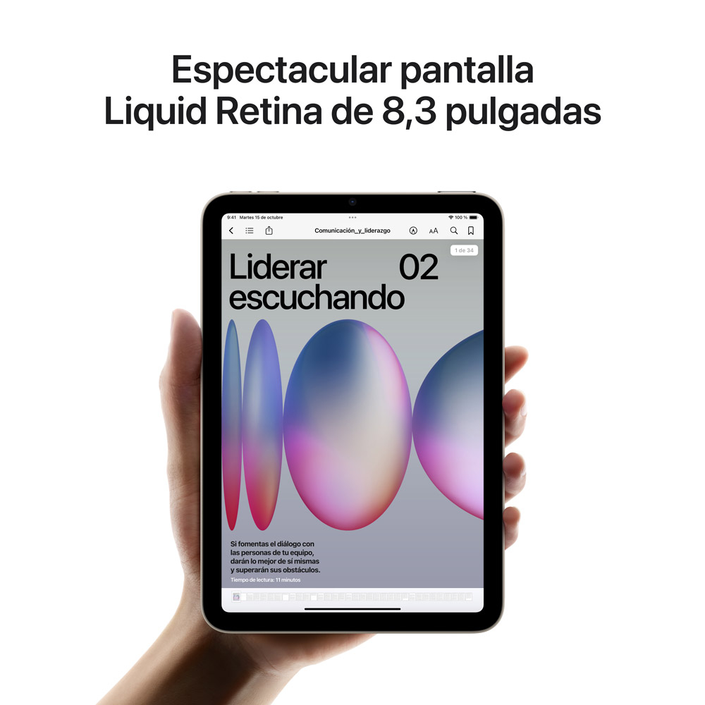 iPad mini (7ª gen.) 256GB Wi-Fi + Cellular Blanco estrella