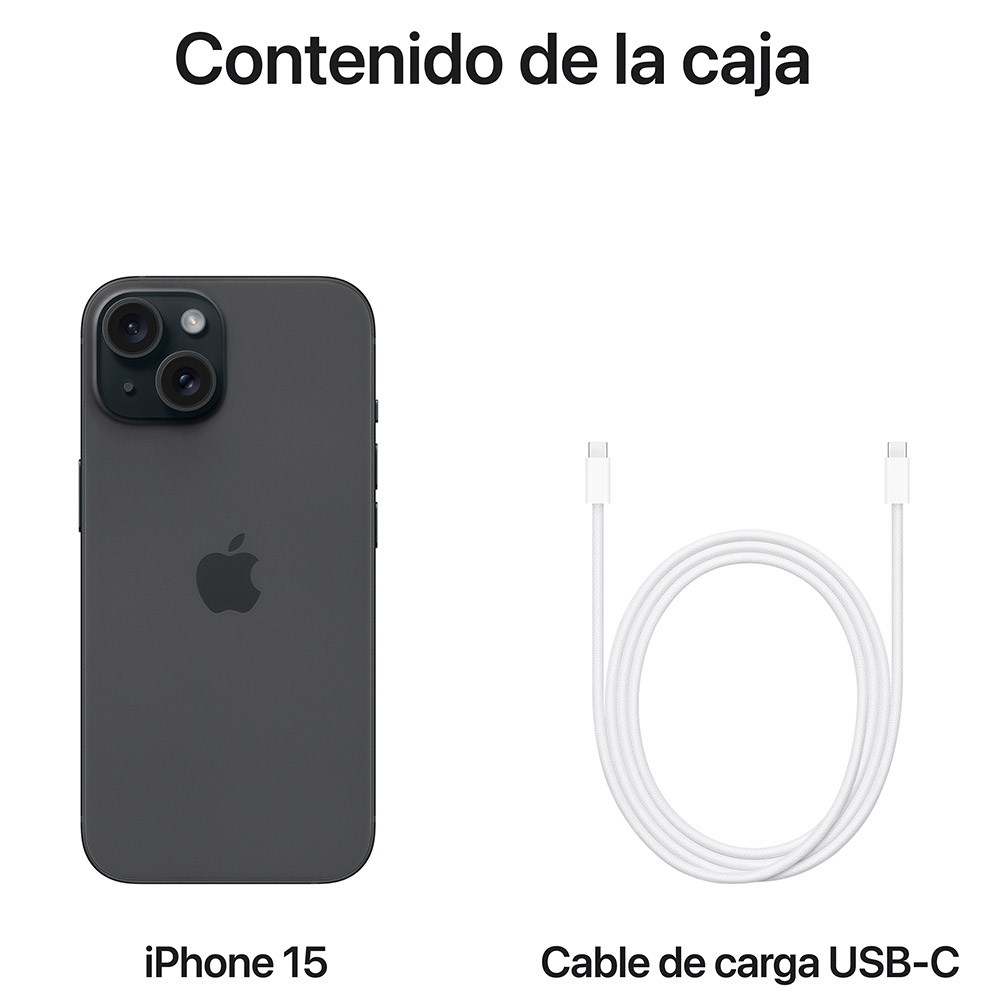 Comprar iPhone 15 de 128 GB en negro - Apple (ES)