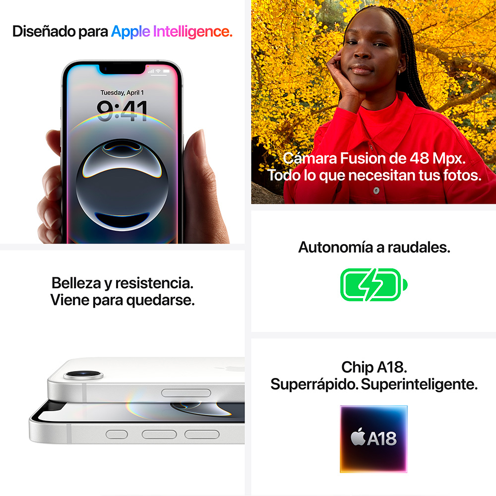 iPhone 16e 256GB Negro | K-tuin