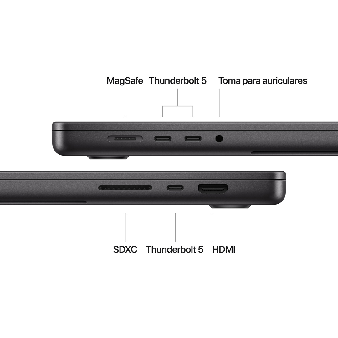 macbook pro 16 m4 pro 48gb 512gb negro espacial
