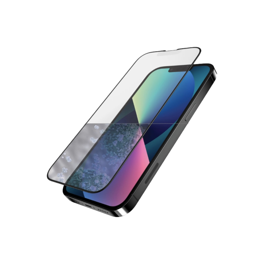 upscreen Hybrid Glass Clear Premium Protector pantalla de cristal vidrio  para Apple iPhone 13 mini (Trasero)