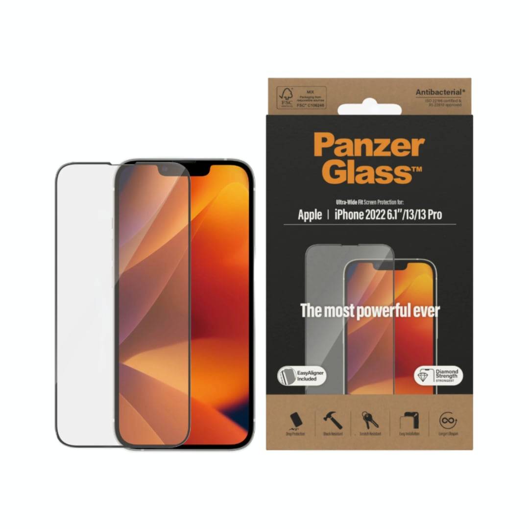 Protector iPhone 14 y iPhone 13 Pro Max PanzerGlass