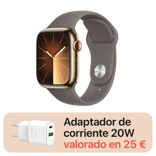 Apple Watch Series 9  45 mm Acero Oro (S/M)