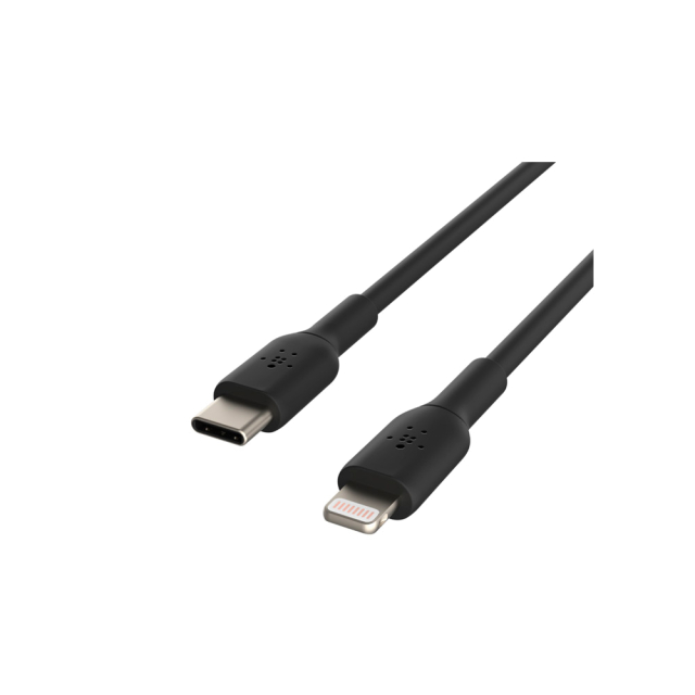 Cable Lightning a USBC de 1m Negro de Belkin Ktuin