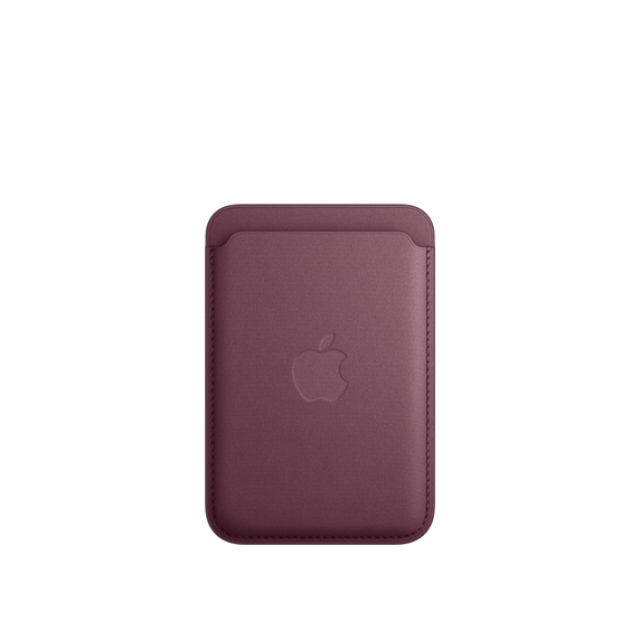 Apple Cartera de Trenzado Fino con MagSafe Rojo Mora para iPhone