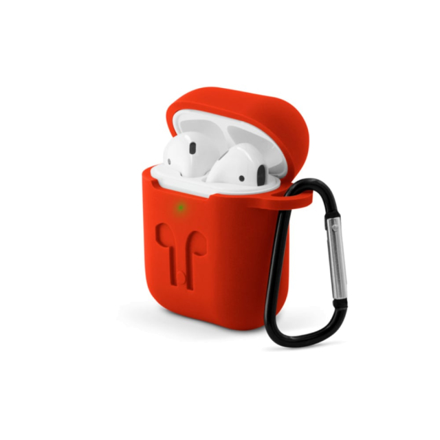 Funda para AirPods con gancho Rojo de Epico